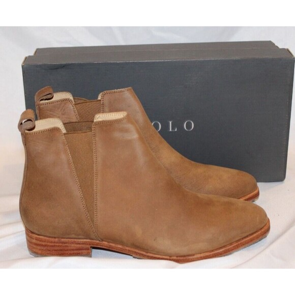 NISOLO Eva Chelsea Boot Classic Tobacco Brown Suede Ankle Boots 9.5 NIB‎ $228 - Picture 2 of 7
